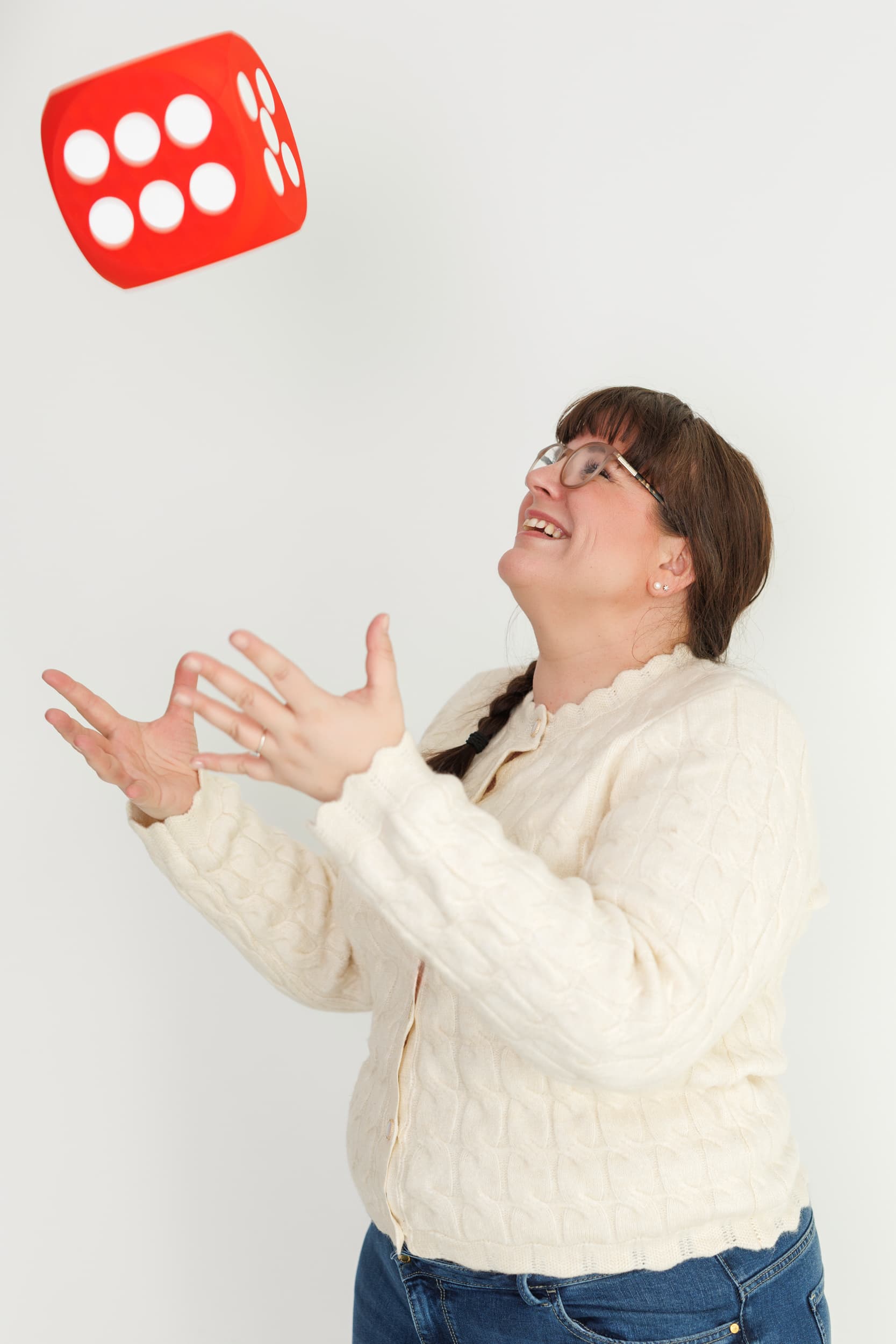 Marte med terningen.