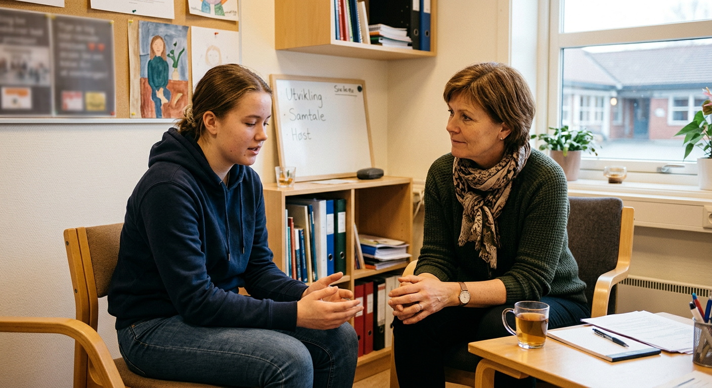 Bekymringssamtale med elev BM/NN